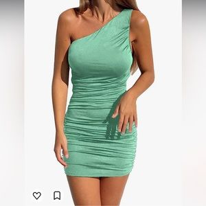 One shoulder dress